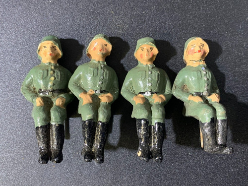 Sitzende fahrer figur - 4x,
