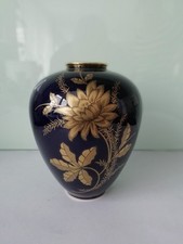 Lindner Kueps Bavaria Blumenvase echt Cobaldblau 185 13 95/2  Rarität, wie NEU