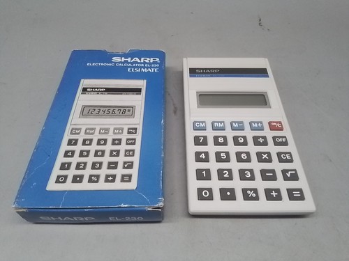 Sharp electronic calculator - sharp,