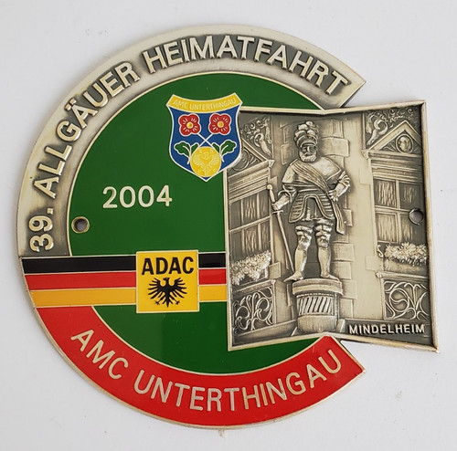 Adac plakette allgäuer - adac, 39.