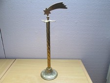 Weihnachtskranzhalter Messing Adventskranzständer mit Sternschnuppe