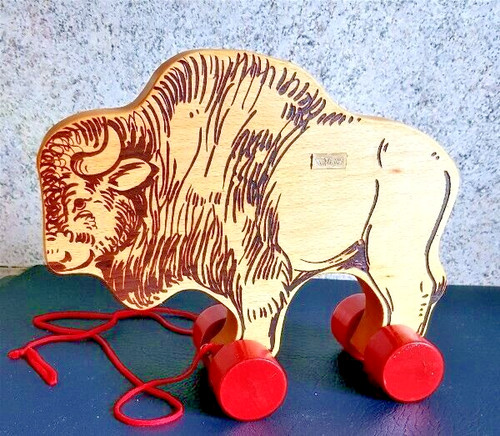 Steiff holz wisent - holz,