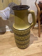 Vintage West Germany Kunstkeramik 429/45 - große Bodenvase Höhe 45 cm