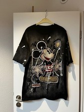 Kurzarmshirt Schwarz Mickey