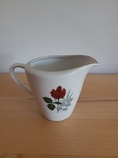 Milchkännchen Seltmann Weiden K rote Rose sehr selten! neuwertig