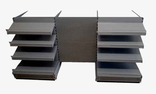 Neu kiosktheke silber - neu, 2m