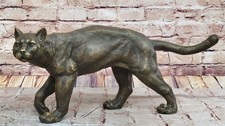 Bronze Metall Skulptur Katze