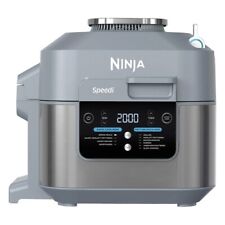 Ninja ON400EU Speedi Grau Heißluftfritteuse - 5.7 Liter, 1760 Watt, 10 Programme
