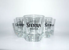 Sierra Tequila Shot Glas Stamper Kurze Shots Gläser 6x Klar Bar cent NEU 