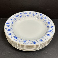 Set Of 5 Arzberg Blue Flowers