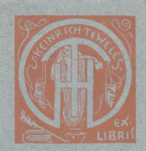 Exlibris bookplate klischee - exlibris,
