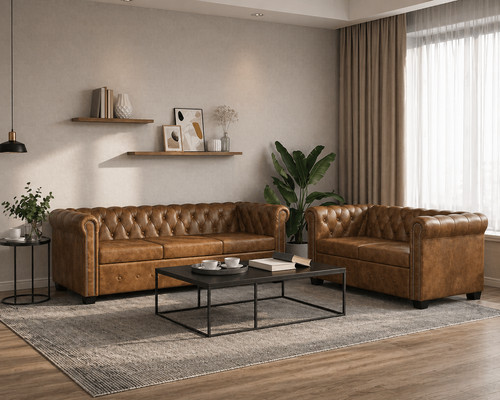 Chesterfield sofa sitzer - chesterfield,