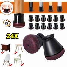 24x Fußkappen mit Filz