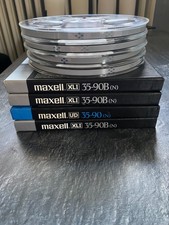 4  x Maxell 35-90 Tonbänder