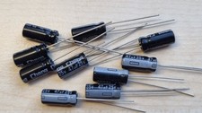 10x Elko Elektrolytkondensator 47µF / 25V radial 5x11mm, Elektronik Bauteile