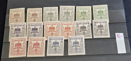 Briefmarken finsterwalde - 16,