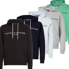 NEU! Tommy Hilfiger Logo Hoodie Hoody Pullover Kapuzenpullover M L XL XXL