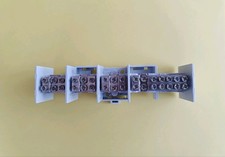 Klemmleiste 500V 4-polig, Sammelklemme Klemmstein  Klemmenblock bis 25 mm2