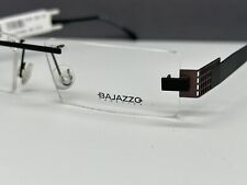 Bajazzo Brille Herren Damen Rund schwarz Eckig Randlos Germany AV 04  NP:304€