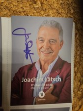 Joachim Lätsch Sturm der Liebe Autogrammkarte orginal handsigniert