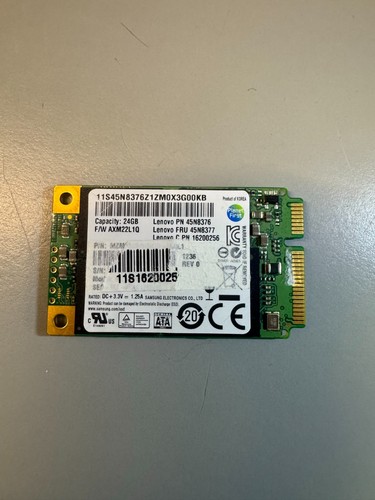 Samsung 24gb msata sata - 24gb, ii