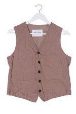 AIAYU Jeansweste Damen Weste Gr. DE 38 pink Casual-Look