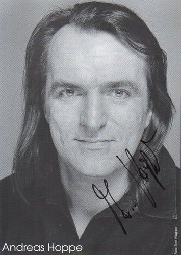 Autogramm andreas hoppe - autogramm,