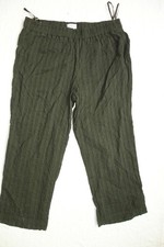 CRINES Walter Krines Weite Hose grüngrau Lagenlook Gummizug M-L