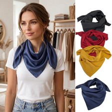 Damen Halstuch Satin glänzend
