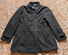 ** Caban-Mantel * XL * schwarz