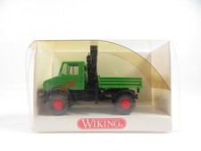 1:87 Wiking 6470127 Unimog mit Ladekran Wimo Bau W22