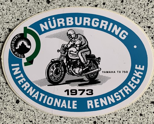 Nürburgring aufkleber 1973 - nürburgring,