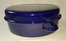 DDR Gänsebräter Bräter groß Email Pfanne Schmortopf alle Herdarten