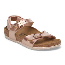 Birkenstock Rio AS Kids Mädchen Sandale,Schmale Weite,Metallic Copper,Gr. 27-35