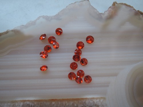 Posten cubic zirkonia - cubic, rund