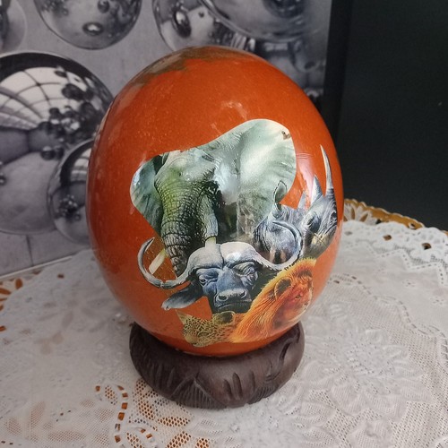 Decoupage straußenei mit - mit, 5