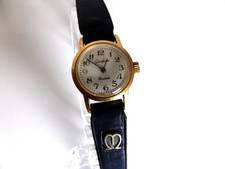 Glashütte  Damen Uhr Goldplaque  No. 255 732 GDR