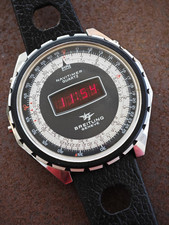 Breitling Navitimer 9106 LED 1977 - New Module / NEW OLD STOCK 