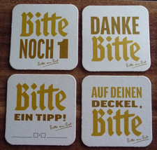 4 Bierdeckel  BITBURGER