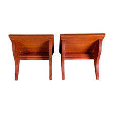 Original 2er Set Midcentury Wandkonsole Wandregal teak 1960