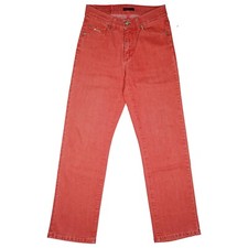 Angels Dolly 8028 Damen Stretch Jeans Hose straight Leg mid Rise 36 W26 L28 rot