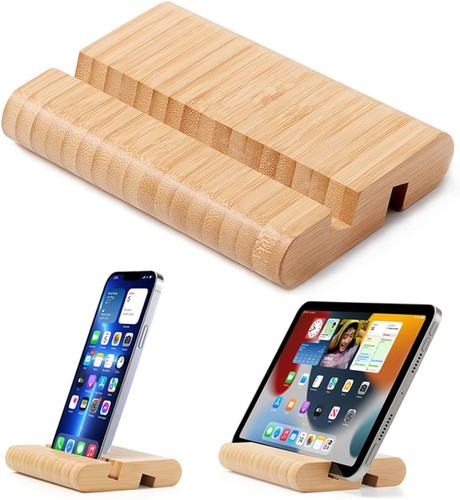 Tablet ständer bambus holz - ständer,