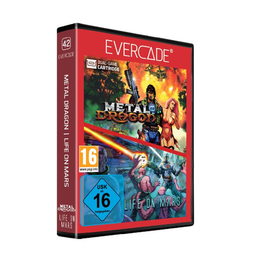Evercade metal dragon life - metal, +