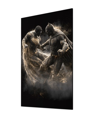 Batman leinwand bild superman - leinwand,