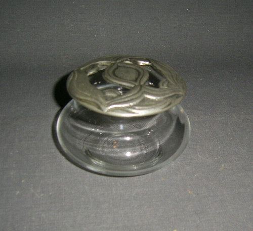 Deckeldose glas zinn - 95%, +