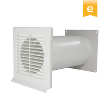 EASYTEC Mauerkasten weiß Ø