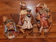 NEU Krippenfiguren Zirbel Krippe - Heilige Könige - 15cm Holz geschnitzt