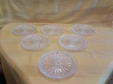 6 Kuchenteller, Kristalltel