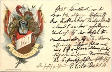 Würzburg - Studentika - Litho -657190