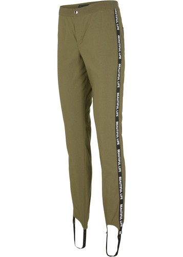 Figurbetonte hose mit - mit, steg